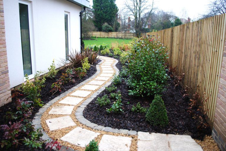 Cambridge garden path landscaping