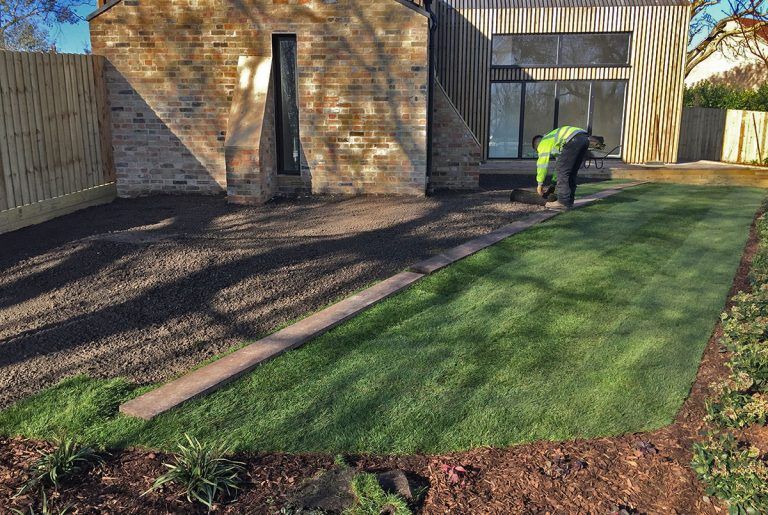 Garden landscaping turf supplier