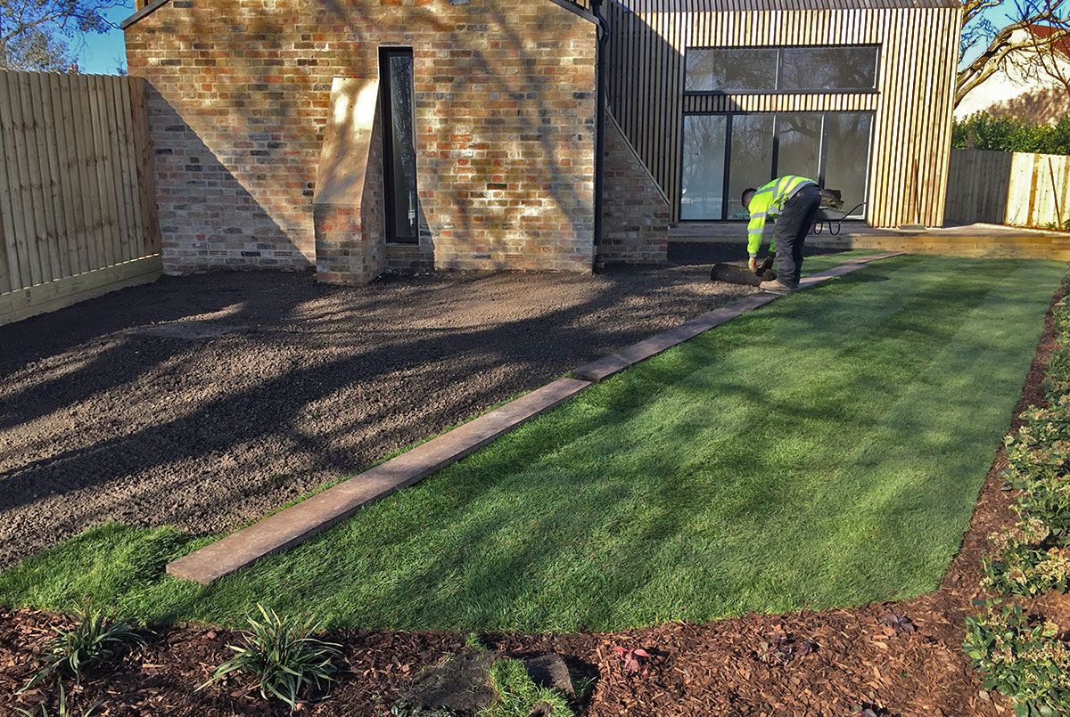 Garden landscaping turf supplier
