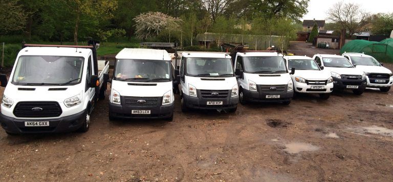 Landscape maintenance vehicles