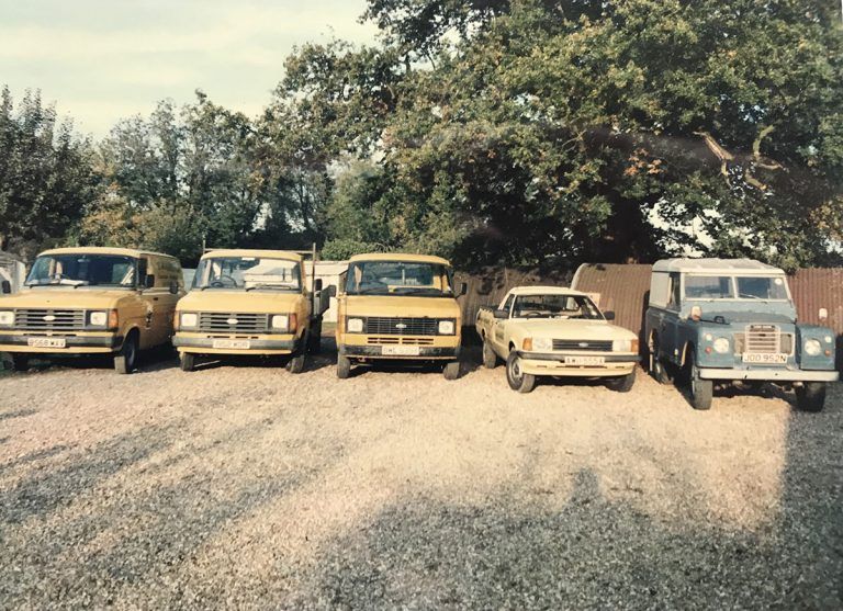 Hardy landscapes Royston and Cambridge vehicles